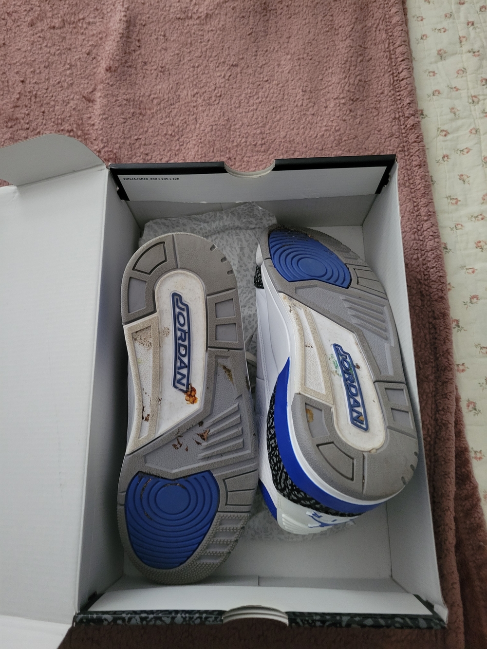 Air Jordan 3 Racer Blue - Picture 2 of 3